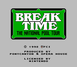 Break Time - The National Pool Tour (U) [!]-video